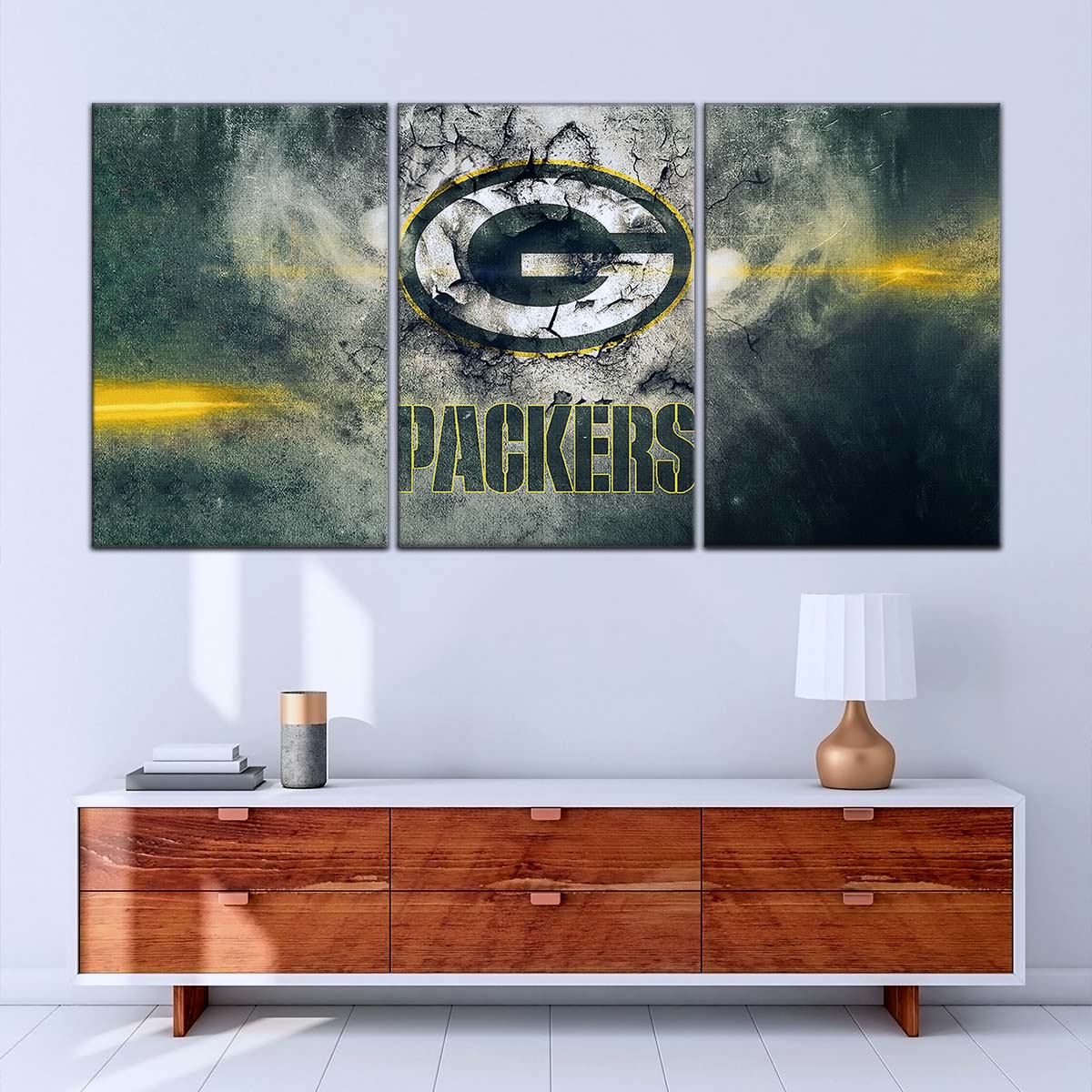 American Football Canvas Wall Art - AF5240 - Green Bay Packers - NFL Teams