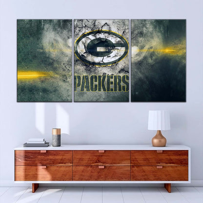 American Football Canvas Wall Art - AF5240 - Green Bay Packers - NFL Teams