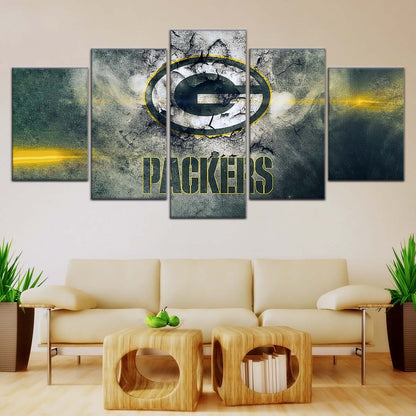American Football Canvas Wall Art - AF5240 - Green Bay Packers - NFL Teams