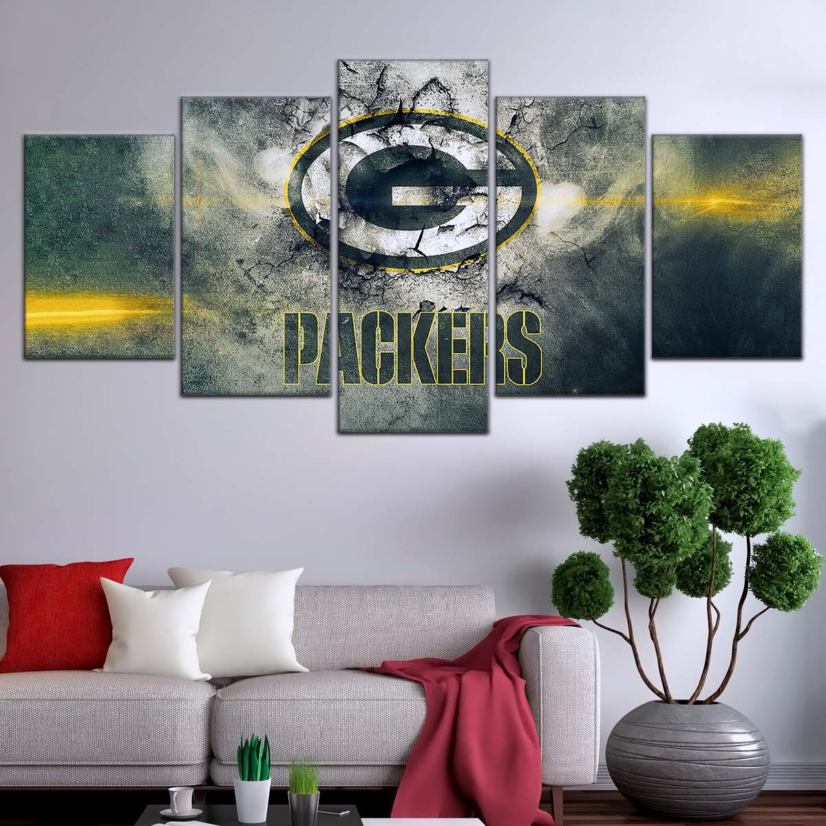 American Football Wall Art - AF5240 - Green Bay Packers - NFL Football Team - American Football Poster - American Football Canvas