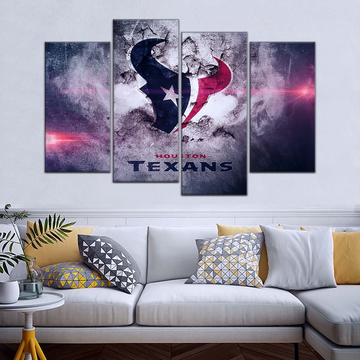 American Football Wall Art - AF5241 - Houston Texans - NFL Football Team - American Football Poster - American Football Canvas