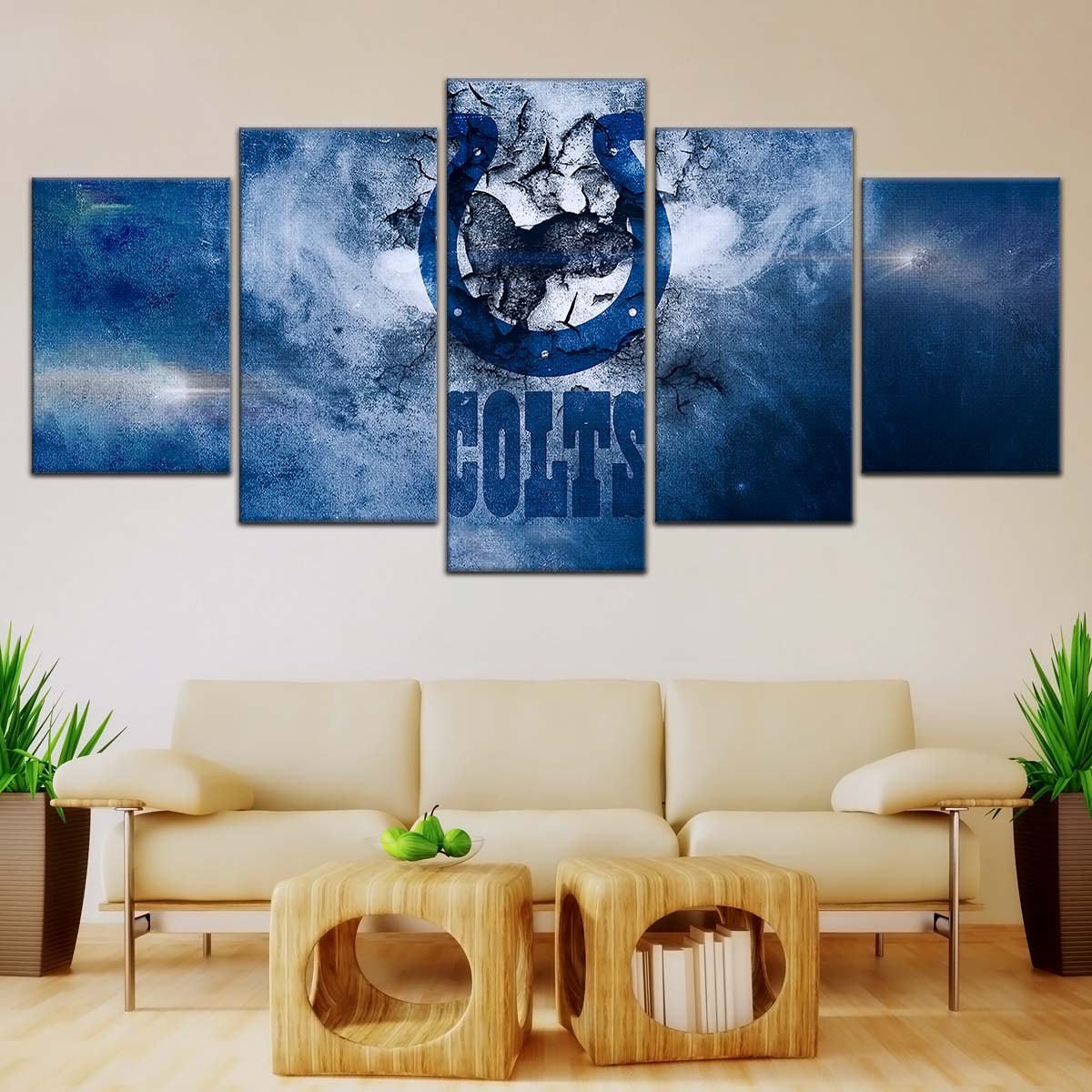 American Football Wall Art - AF5242 - Indianapolis Colts - NFL Football Team - American Football Poster - American Football Canvas