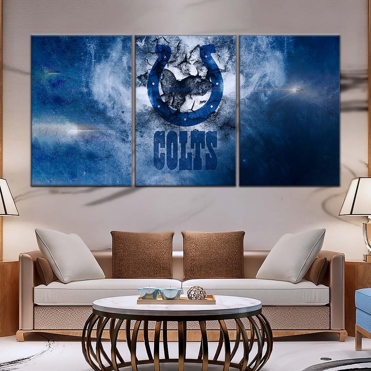 American Football Canvas Wall Art - AF5242 - Indianapolis Colts - NFL Teams