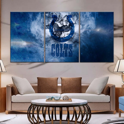 American Football Canvas Wall Art - AF5242 - Indianapolis Colts - NFL Teams