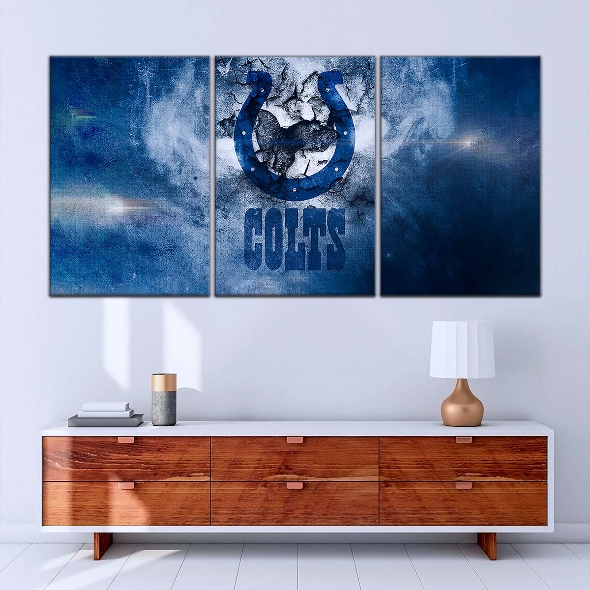 American Football Canvas Wall Art - AF5242 - Indianapolis Colts - NFL Teams