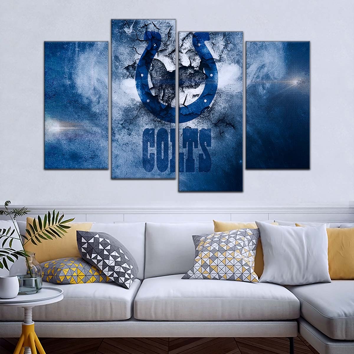 American Football Canvas Wall Art - AF5242 - Indianapolis Colts - NFL Teams