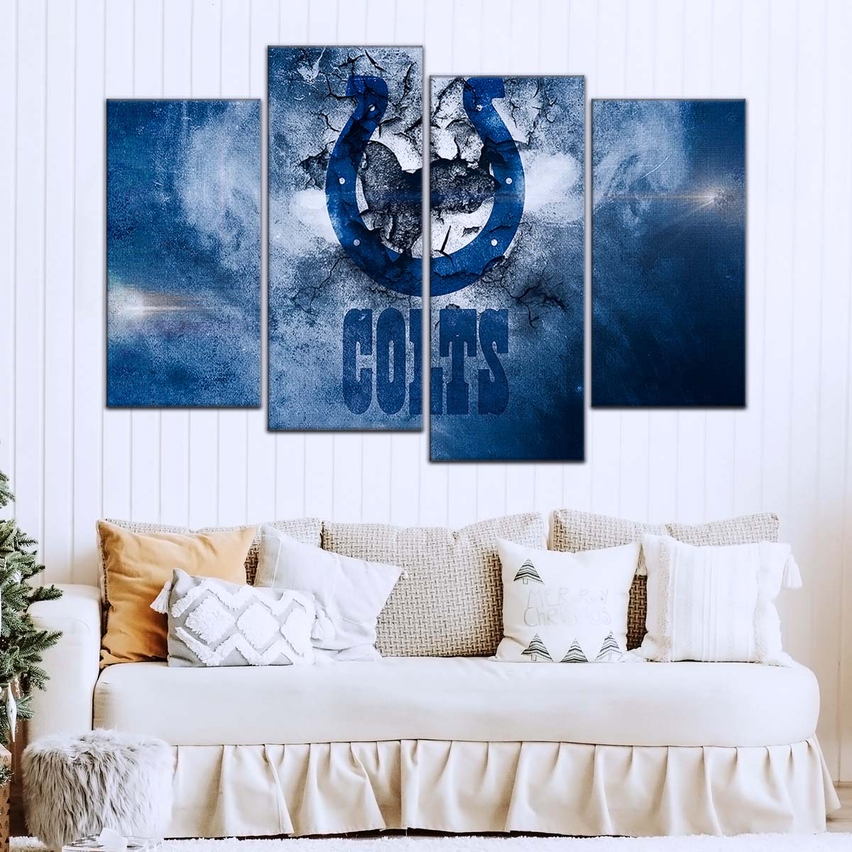 American Football Canvas Wall Art - AF5242 - Indianapolis Colts - NFL Teams