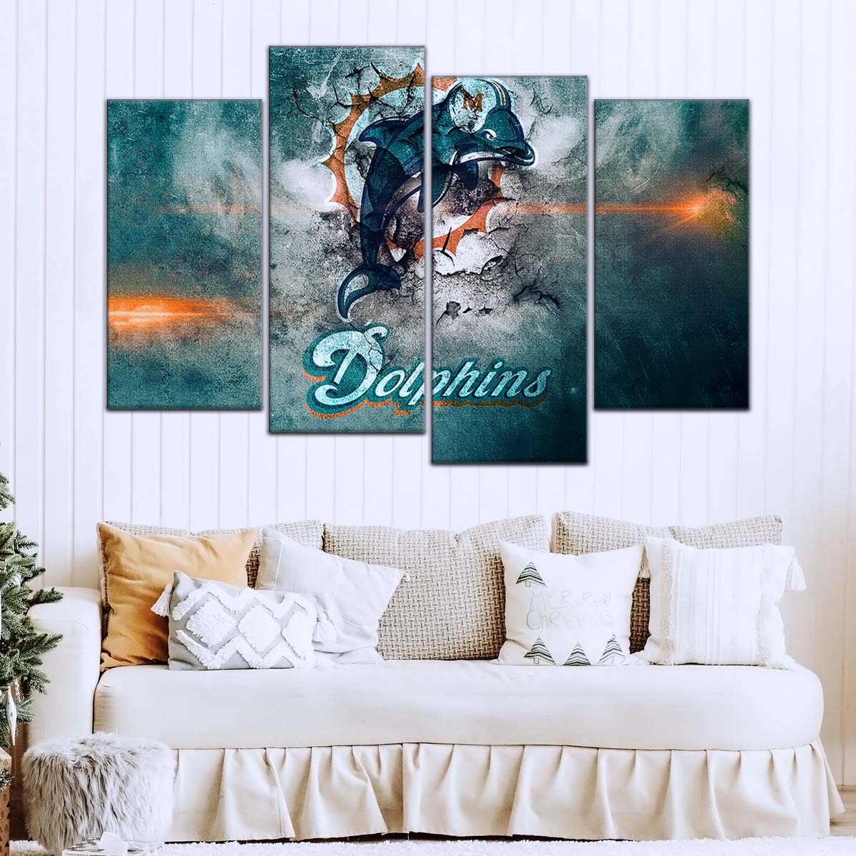 American Football Wall Art - AF5245 - Miami Dolphins - NFL Football Team - American Football Poster - American Football Canvas