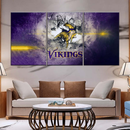 American Football Wall Art - AF5246 - Minnesota Vikings - NFL Football Team - American Football Poster - American Football Canvas