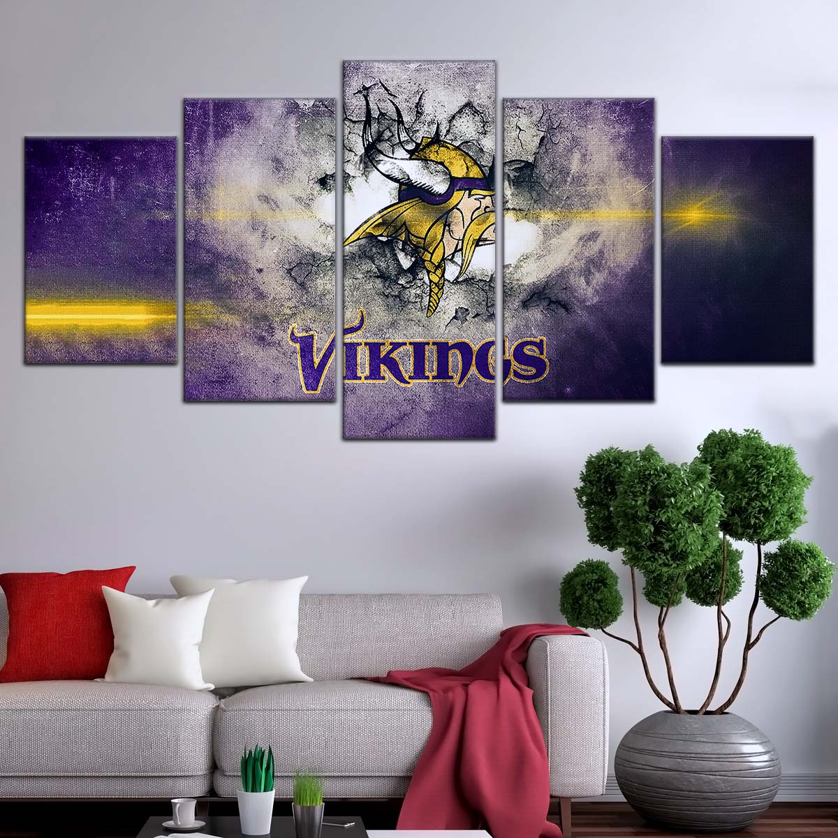 American Football Wall Art - AF5246 - Minnesota Vikings - NFL Football Team - American Football Poster - American Football Canvas