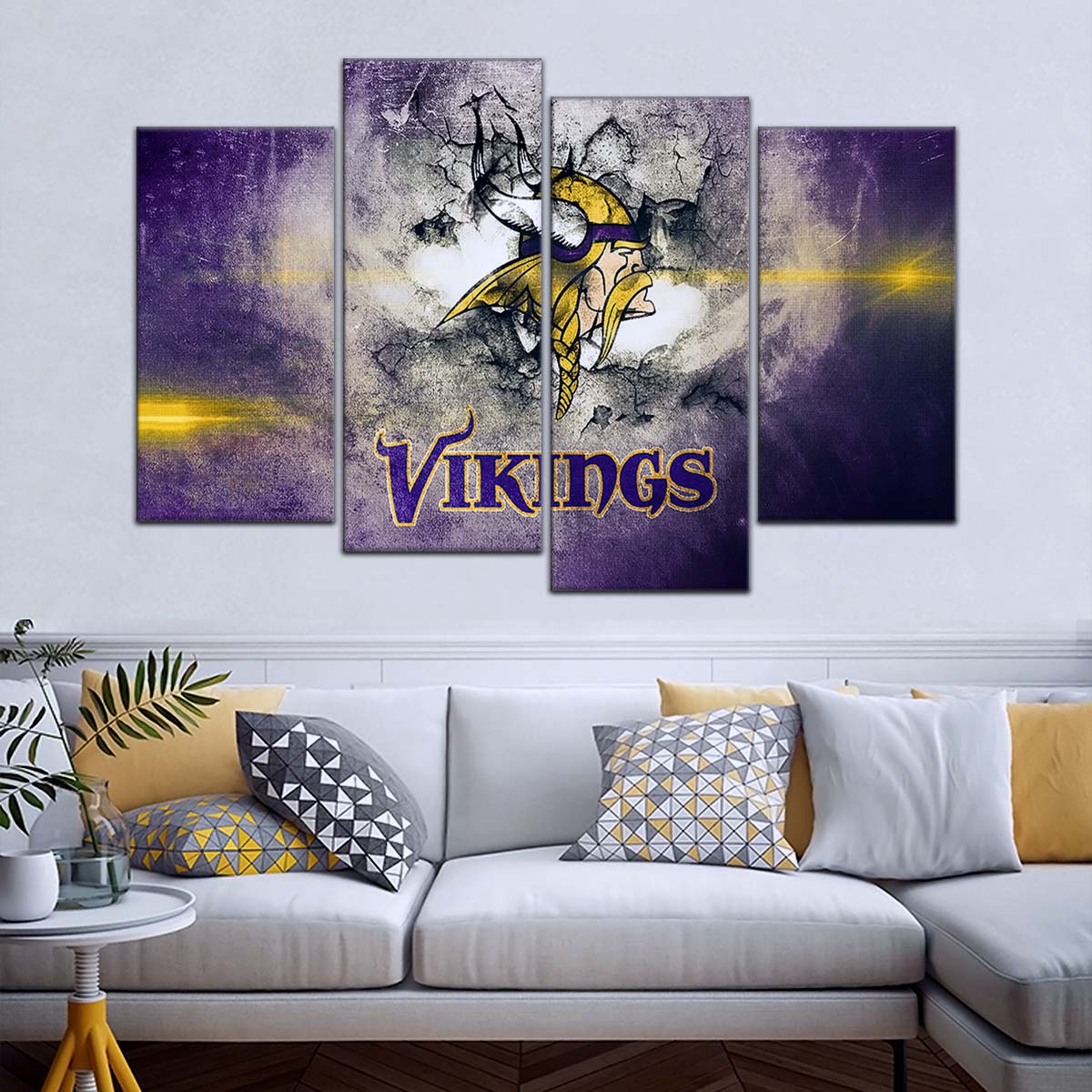 American Football Wall Art - AF5246 - Minnesota Vikings - NFL Football Team - American Football Poster - American Football Canvas