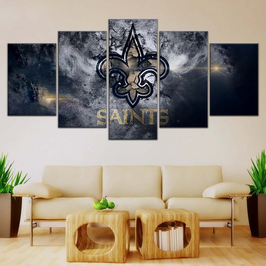 American Football Canvas Wall Art - AF5248 - New Orleans Saints - NFL Teams