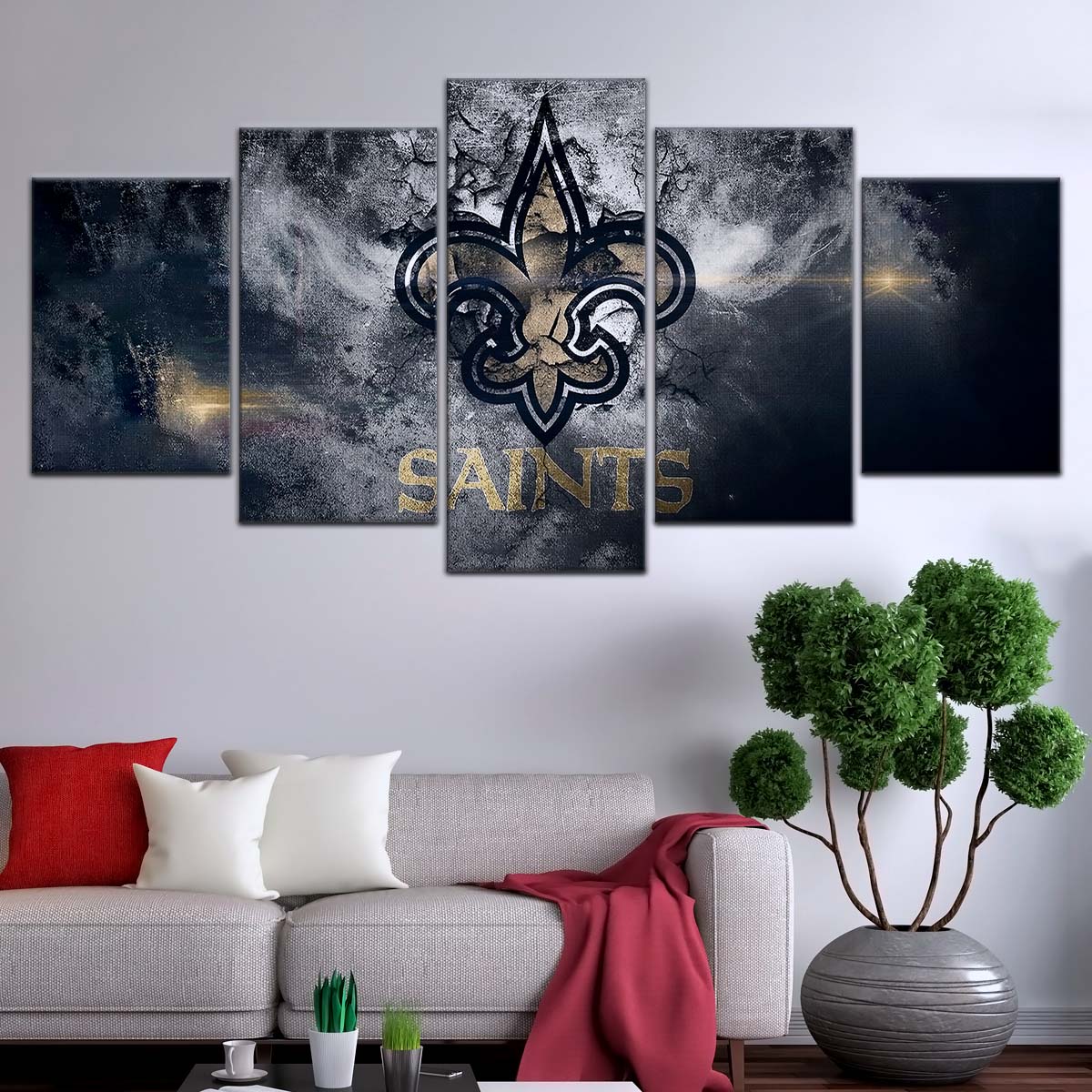 American Football Wall Art - AF5248 - New Orleans Saints - NFL Football Team - American Football Poster - American Football Canvas