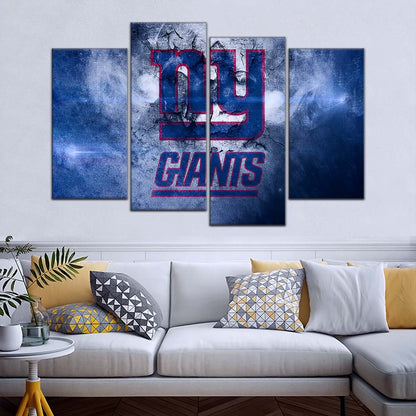 American Football Wall Art - AF5249 - New York Giants - NFL Football Team - American Football Poster - American Football Canvas