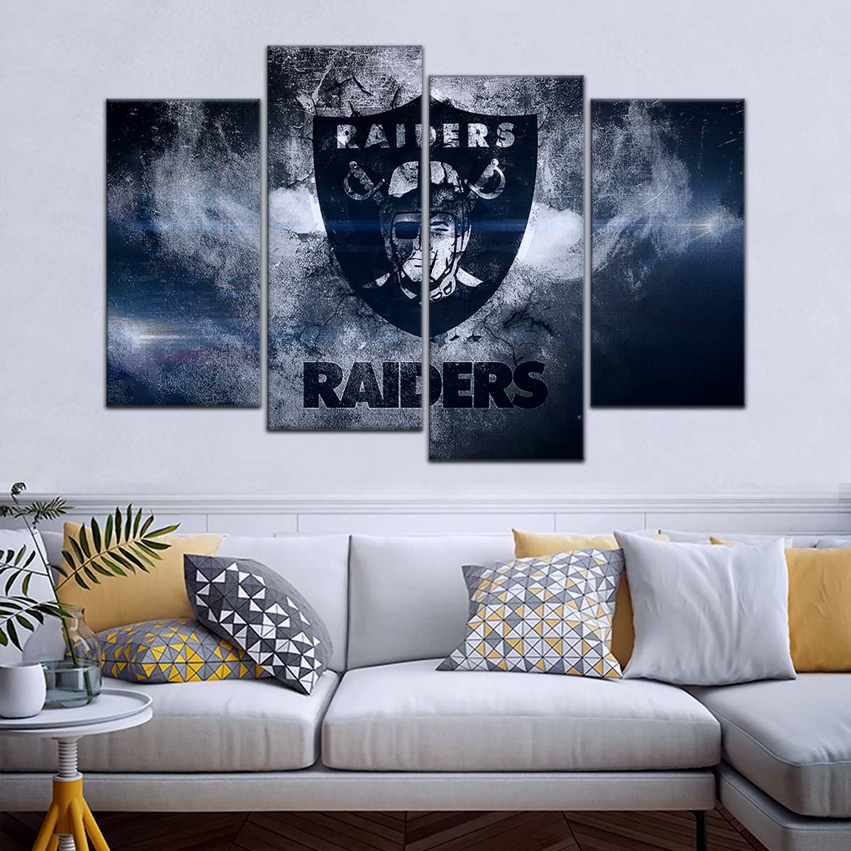 American Football Canvas Wall Art - AF5251 - Oakland Raiders - NFL Teams