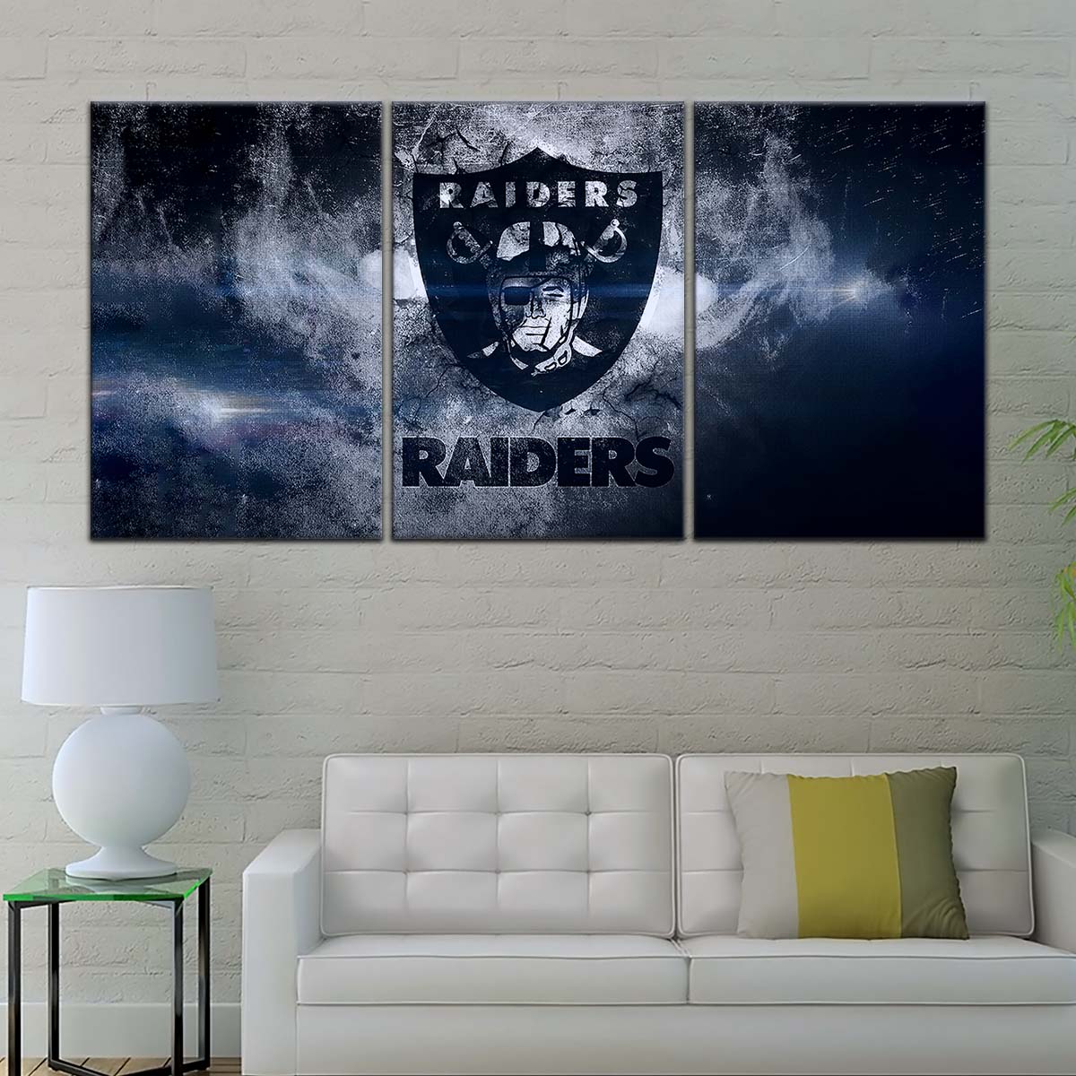 American Football Canvas Wall Art - AF5251 - Oakland Raiders - NFL Teams