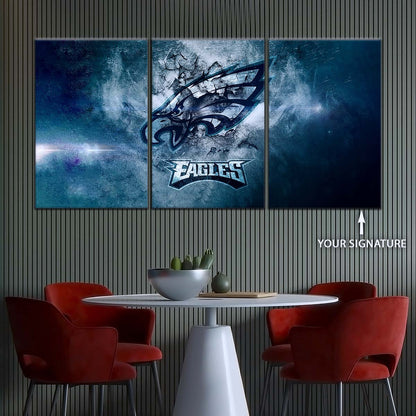 American Football Canvas Wall Art - AF5252 - Philadelphia Eagles - NFL Teams