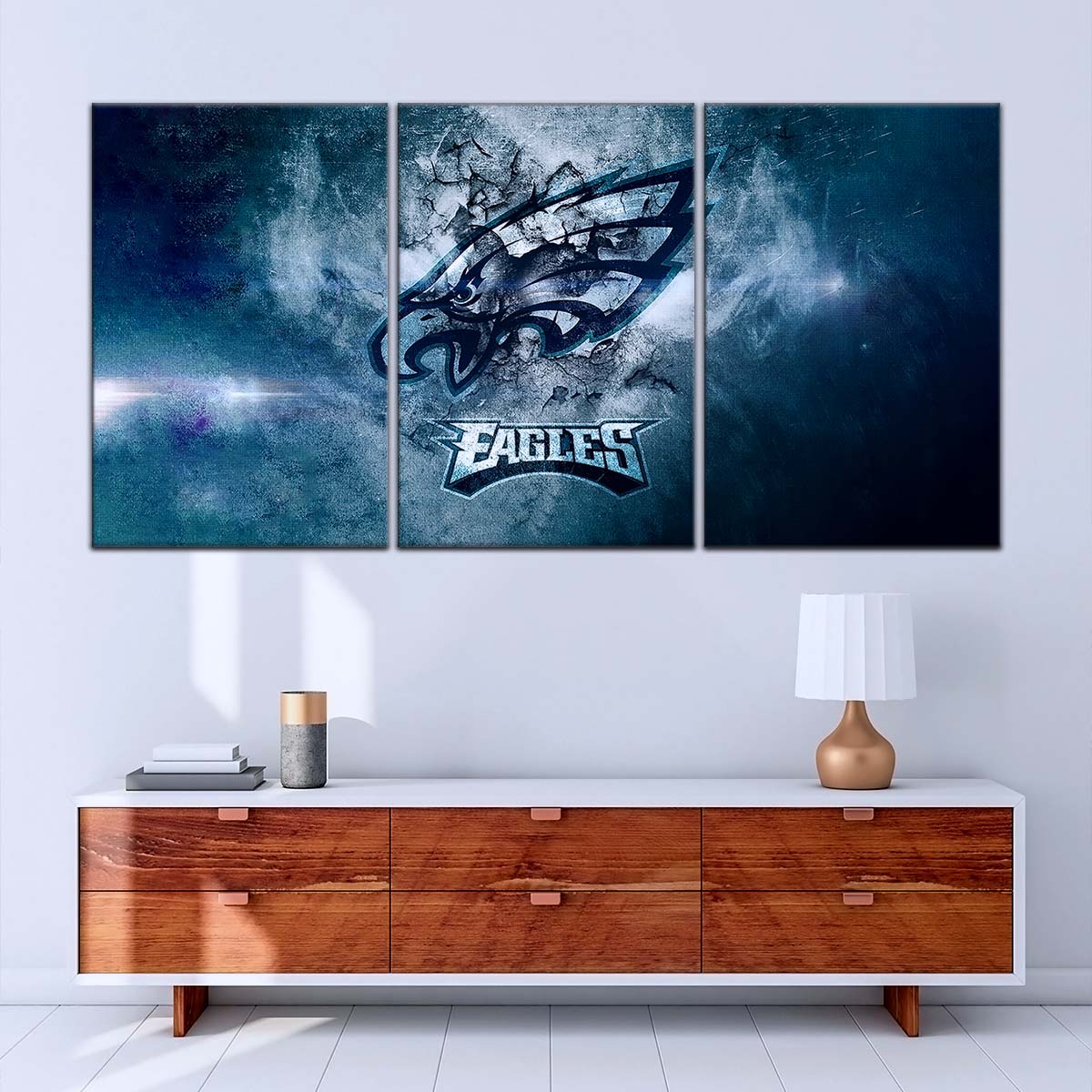 American Football Canvas Wall Art - AF5252 - Philadelphia Eagles - NFL Teams