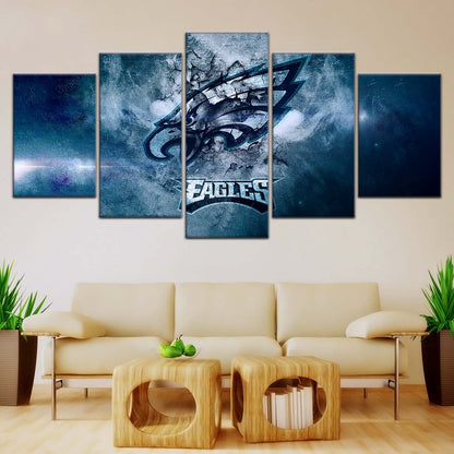 American Football Canvas Wall Art - AF5252 - Philadelphia Eagles - NFL Teams