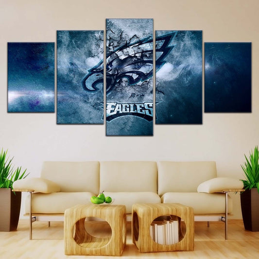 American Football Canvas Wall Art - AF5252 - Philadelphia Eagles - NFL Teams