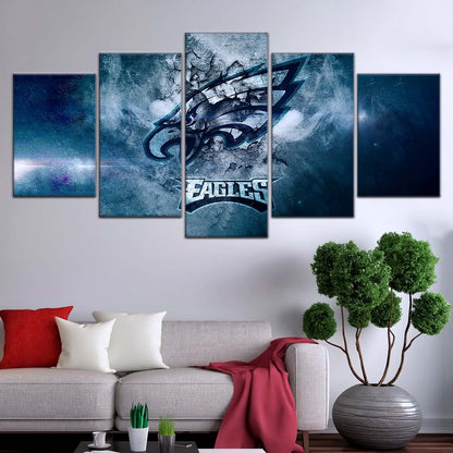 American Football Canvas Wall Art - AF5252 - Philadelphia Eagles - NFL Teams