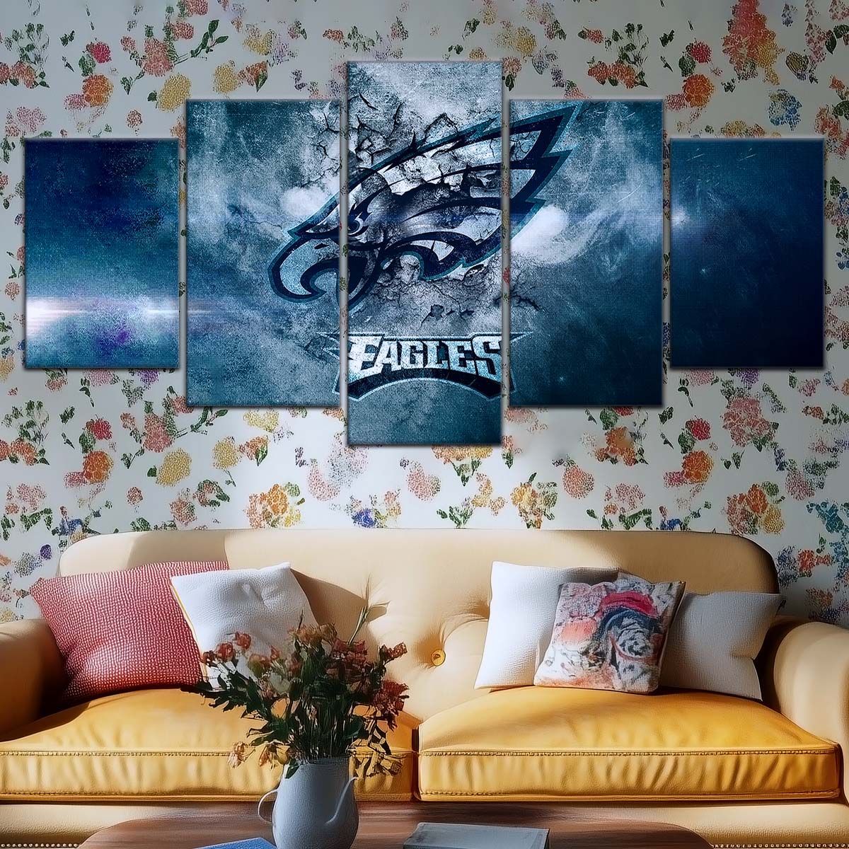 American Football Canvas Wall Art - AF5252 - Philadelphia Eagles - NFL Teams