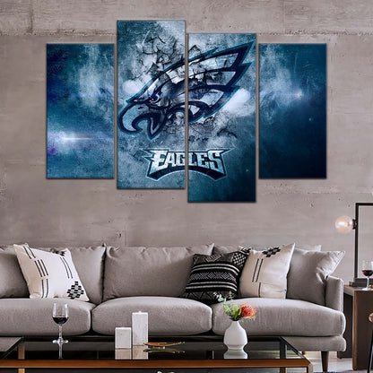 American Football Canvas Wall Art - AF5252 - Philadelphia Eagles - NFL Teams