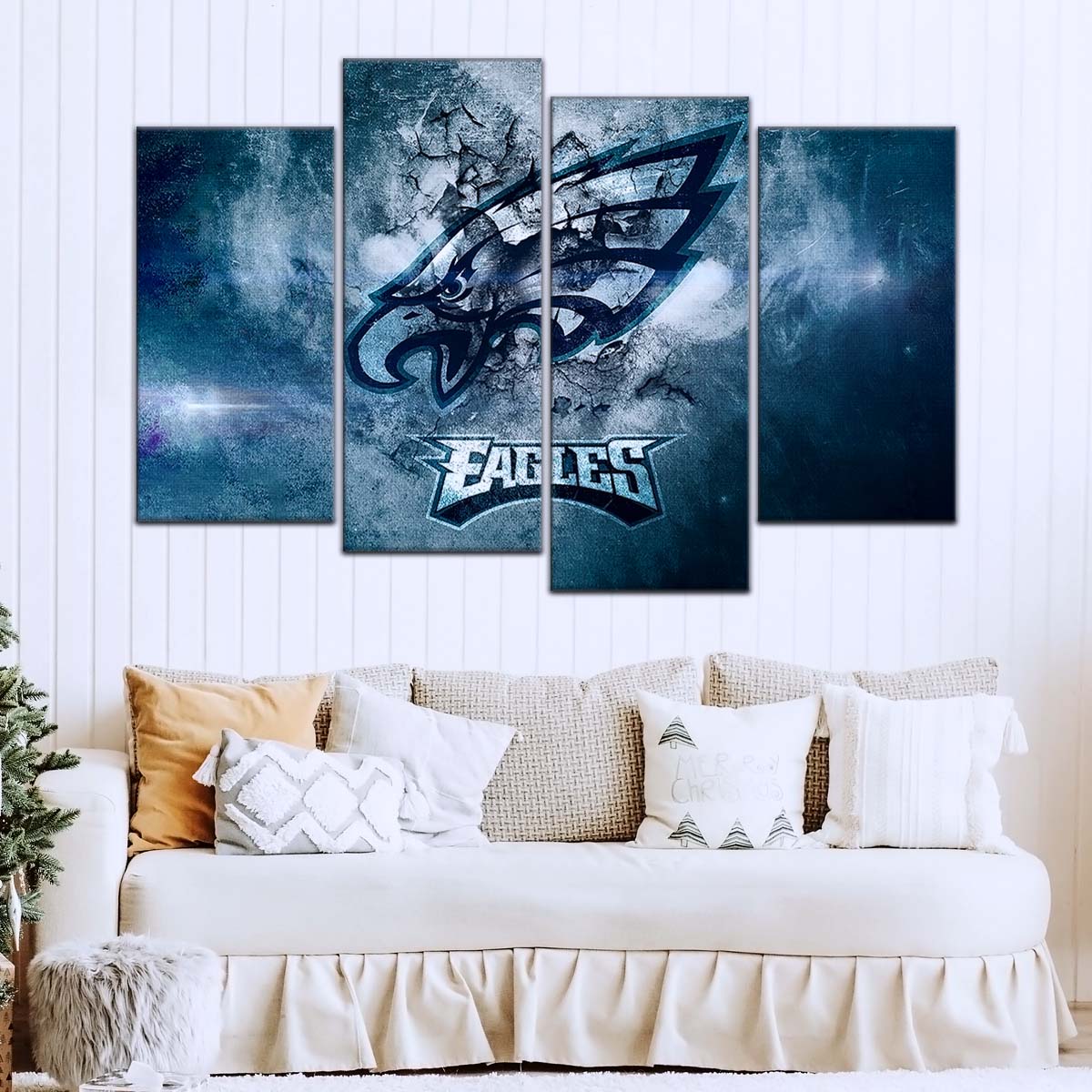 American Football Canvas Wall Art - AF5252 - Philadelphia Eagles - NFL Teams