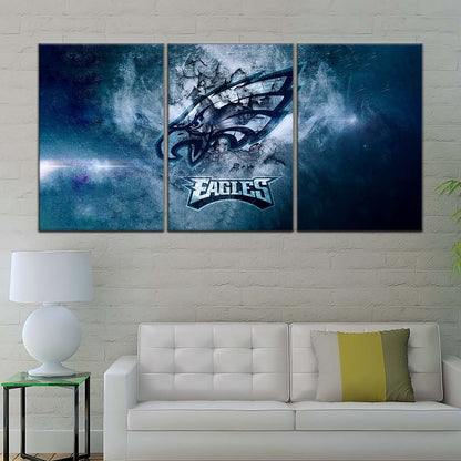 American Football Canvas Wall Art - AF5252 - Philadelphia Eagles - NFL Teams