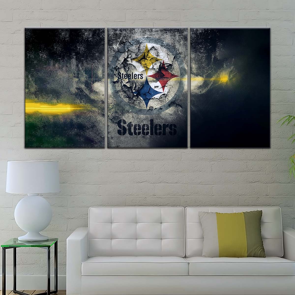 American Football Canvas Wall Art - AF5253 - Pittsburgh Steelers - NFL Teams