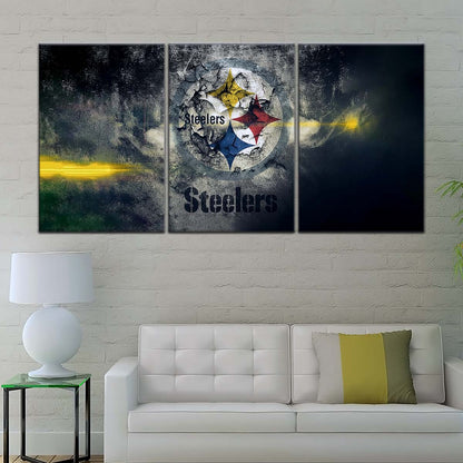 American Football Canvas Wall Art - AF5253 - Pittsburgh Steelers - NFL Teams