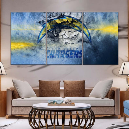 American Football Wall Art - AF5254 - San Diego Chargers - NFL Football Team - American Football Poster - American Football Canvas