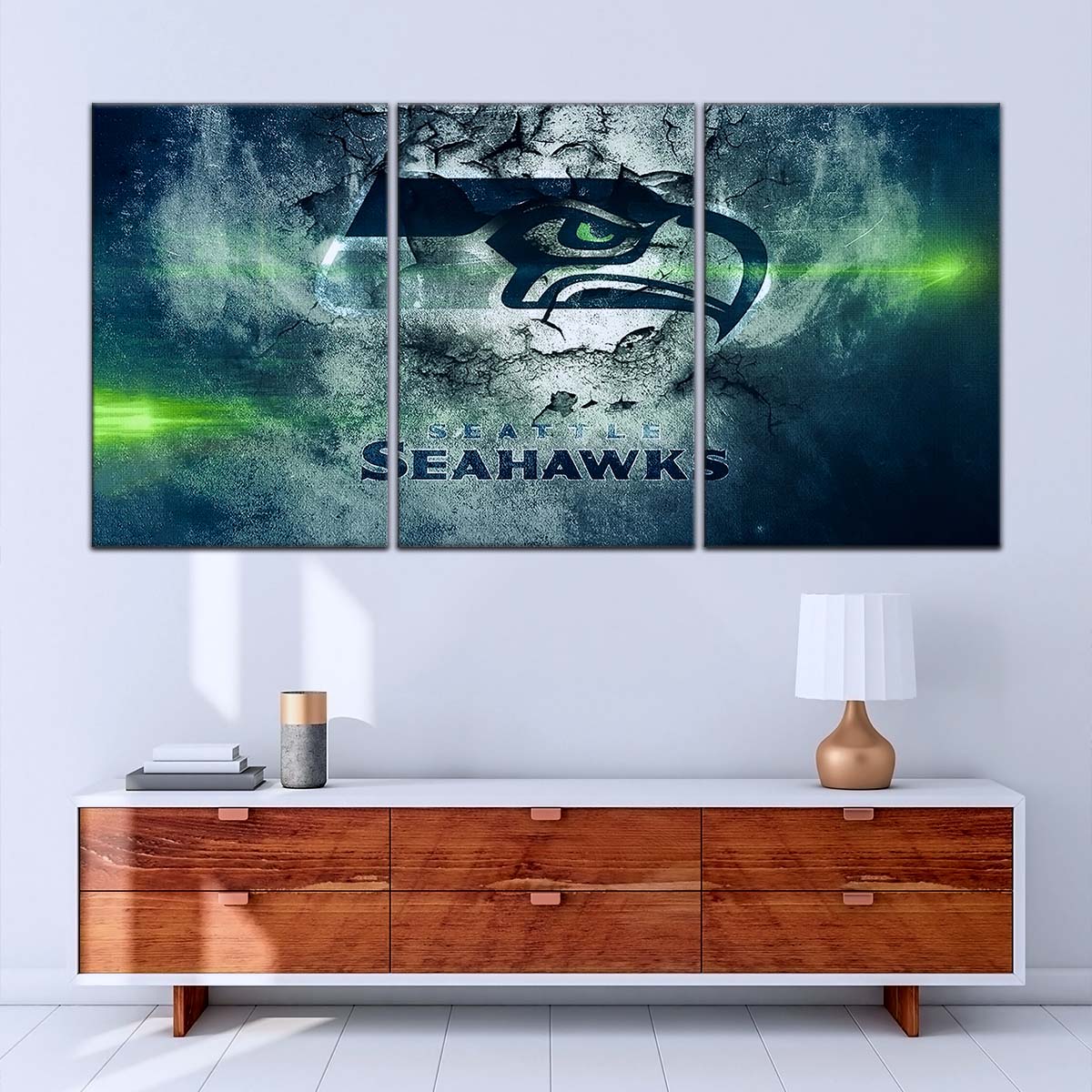 American Football Canvas Wall Art - AF5256 - Seattle Seahawks - NFL Teams