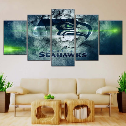 American Football Canvas Wall Art - AF5256 - Seattle Seahawks - NFL Teams