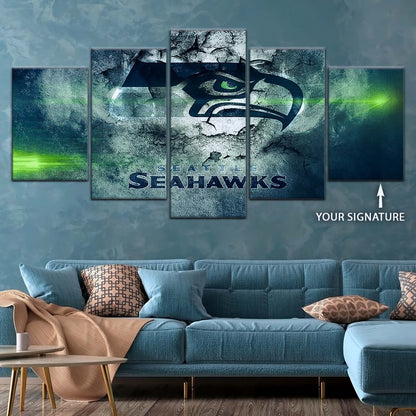 American Football Wall Art - AF5256 - Seattle Seahawks - NFL Football Team - American Football Poster - American Football Canvas