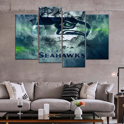 American Football Canvas Wall Art - AF5256 - Seattle Seahawks - NFL Teams