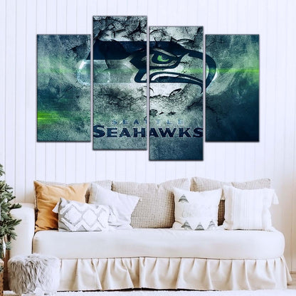 American Football Wall Art - AF5256 - Seattle Seahawks - NFL Football Team - American Football Poster - American Football Canvas