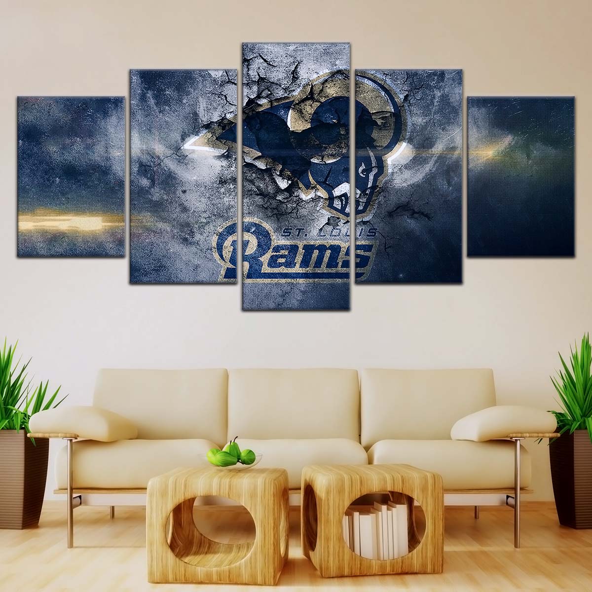 American Football Wall Art - AF5257 - St.Louis Rams - NFL Football Team - American Football Poster - American Football Canvas