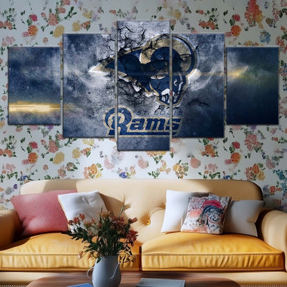 American Football Wall Art - AF5257 - St.Louis Rams - NFL Football Team - American Football Poster - American Football Canvas