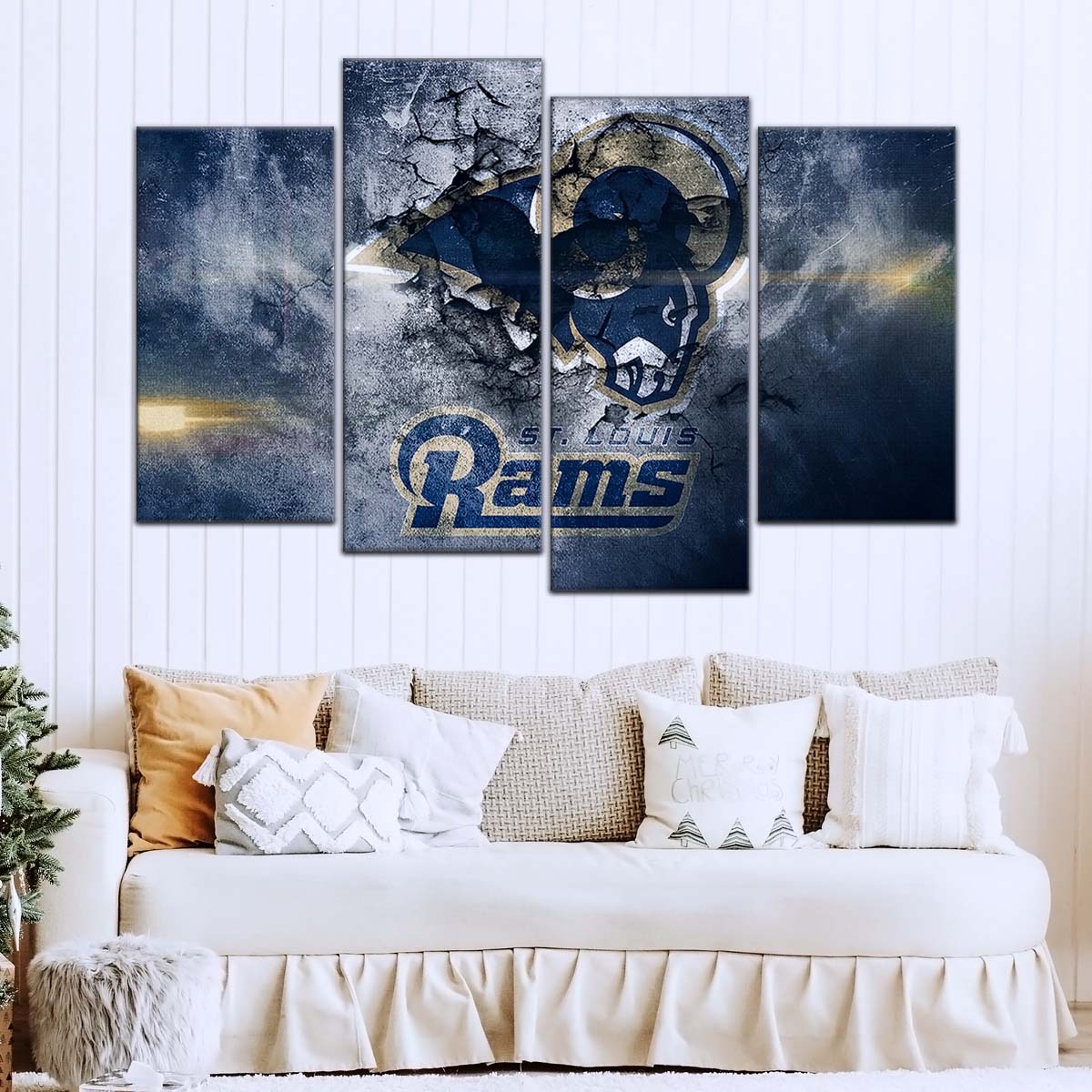 American Football Canvas Wall Art - AF5257 - St.Louis Rams - NFL Teams