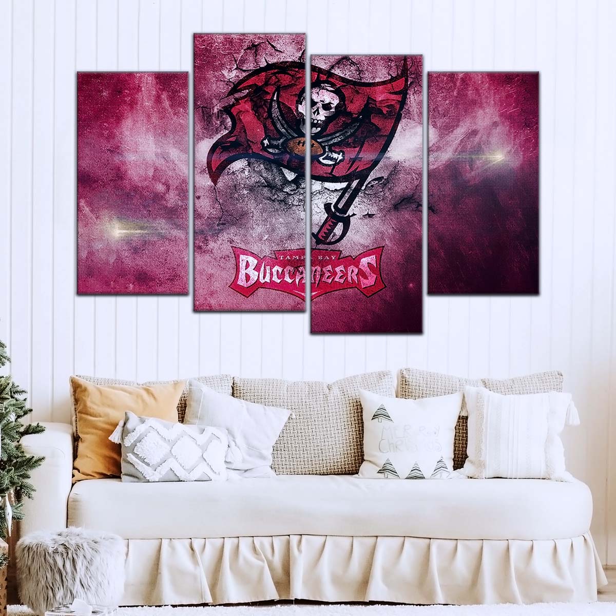 American Football Canvas Wall Art - AF5258 - Tampa Bay Buccaneers - NFL Teams