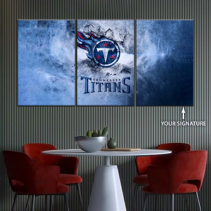 American Football Canvas Wall Art - AF5259 - Tennessee Titans - NFL Teams