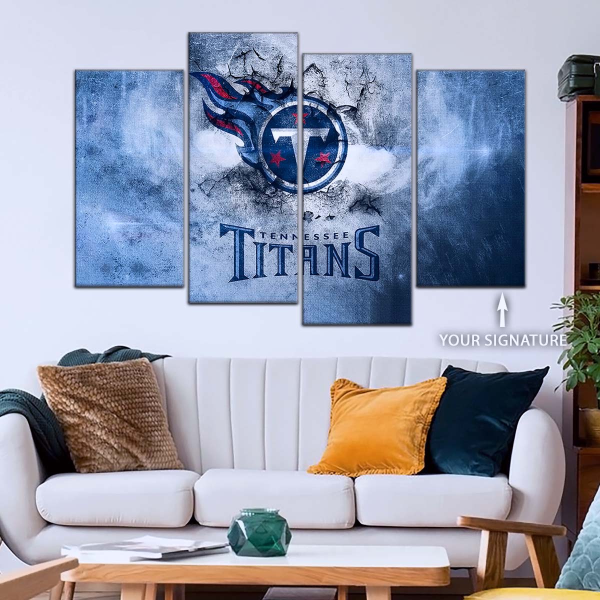 American Football Wall Art - AF5259 - Tennessee Titans - NFL Football Team - American Football Poster - American Football Canvas