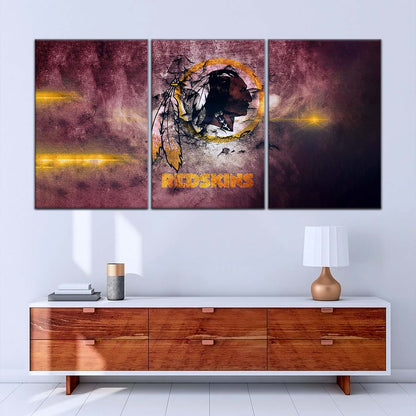 American Football Canvas Wall Art - AF5260 - Washington Redskins - NFL Teams