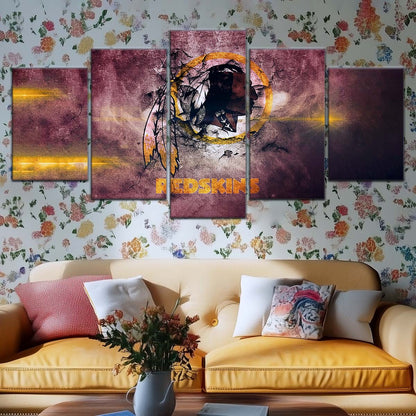 American Football Canvas Wall Art - AF5260 - Washington Redskins - NFL Teams
