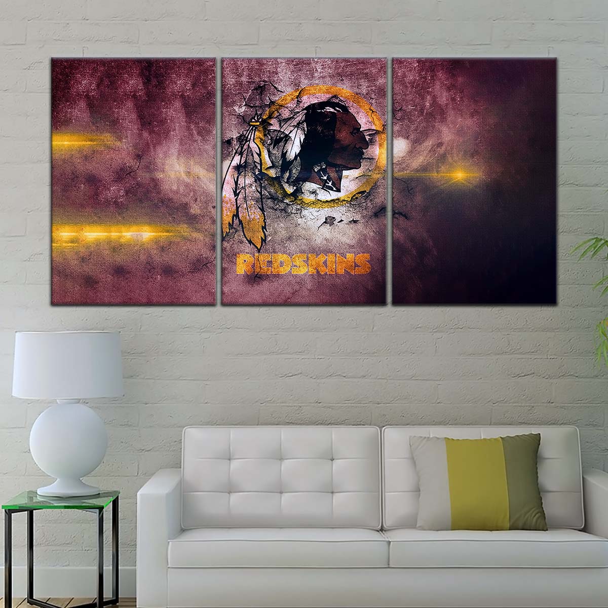 American Football Canvas Wall Art - AF5260 - Washington Redskins - NFL Teams