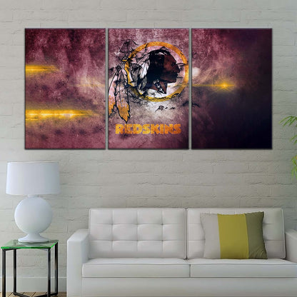 American Football Canvas Wall Art - AF5260 - Washington Redskins - NFL Teams