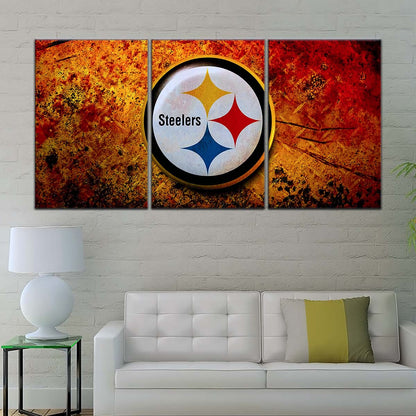 American Football Wall Art - AF5213 - Pittsburgh Steelers - Power & Passion - NFL Football Team - American Football Poster - American Football Canvas