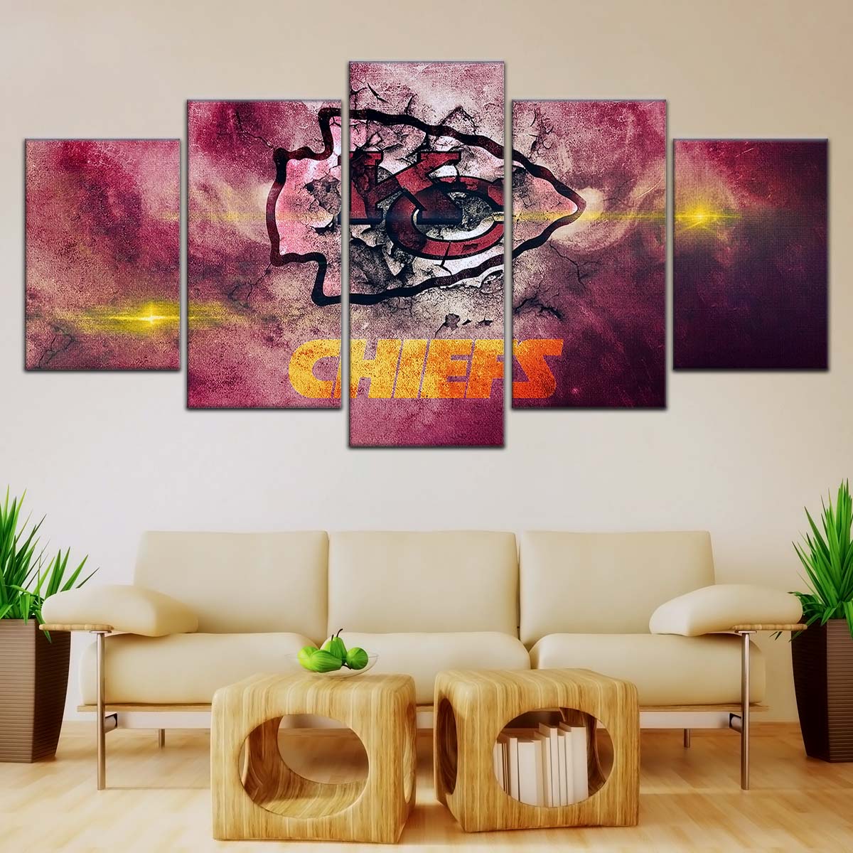 American Football Wall Art - AF5244 - Kansas City Chiefs - NFL Football Team - American Football Poster - American Football Canvas