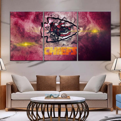 American Football Wall Art - AF5244 - Kansas City Chiefs - NFL Football Team - American Football Poster - American Football Canvas